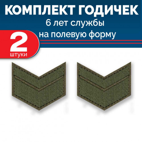 Набор годичек 6 лет полевые 2 шт
