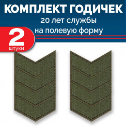 Набор годичек 20 лет полевые 2 шт